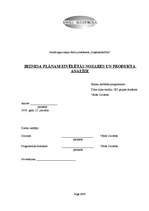 Referāts 'Biznesa plānam izvēlētās nozares un produkta analīze', 1.