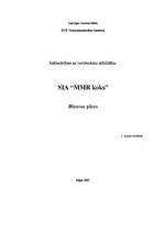 Biznesa plāns 'SIA "MMR koks"', 1.