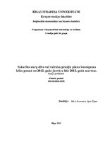 Referāts 'Sakarība starp divu vai vairāku pensiju plānu ienesīgumu laika posmā no 2012.gad', 1.