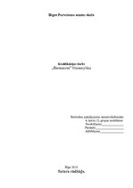 Biznesa plāns 'Restorāns "Renesance"', 1.