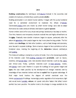 Eseja 'Building Construction Nowadays', 2.