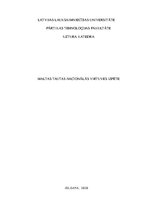 Referāts 'Maltas tautas nacionālās virtuves izpēte', 1.