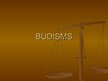 Prezentācija 'Budisms', 1.