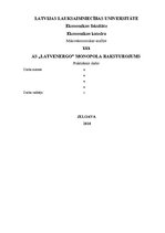 Referāts 'AS "Latvenergo" monopola raksturojums', 1.