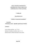 Referāts 'Globalizācija Latvijā - reģionālie aspekti Eiropas kontekstā', 1.