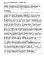 Eseja 'Ecological Restoration of Coastal Wetlands of Santa Barbara Area', 1.