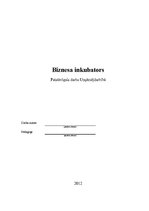 Konspekts 'Biznesa inkubatori', 1.