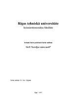 Referāts 'Darba vadīšana', 1.