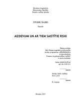 Referāts 'Aizdevumi un ar tiem saistītie riski', 1.