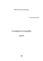 Konspekts 'Fotogrāfija', 1.