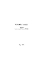 Eseja 'Uzvedības normas', 1.