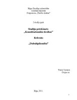 Referāts 'Dubultpilsonība', 1.