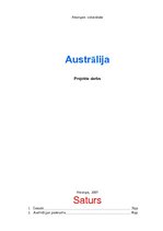 Referāts 'Austrālija', 1.