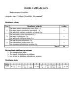 Konspekts 'Pārbaudes darbs latviešu valodā 2.klasei', 4.