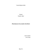 Referāts 'Finansējuma avoti projekta īstenošanai', 1.