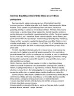 Konspekts 'Saeimas deputātu profesionālās ētikas un uzvedības pārkāpšana, policijas darbini', 1.