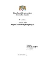 Paraugs 'Nepārtrauktas sijas aprēķins', 1.