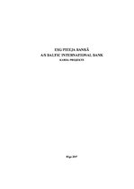 Konspekts 'ESG pieeja bankā AS Baltic International Bank', 1.