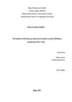 Diplomdarbs 'Personāla motivācijas programmas izpēte un pilnveidošana uzņēmumā Pica Lulū', 1.