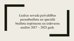 Prezentācija 'Ludzas novada pašvaldības pamatbudžeta un speciālā budžeta ieņēmumu un izdevumu ', 1.