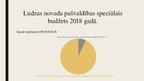 Prezentācija 'Ludzas novada pašvaldības pamatbudžeta un speciālā budžeta ieņēmumu un izdevumu ', 10.