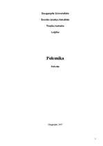 Referāts 'Polemika', 1.