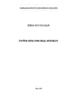 Eseja 'Konflikts darba vietā', 1.