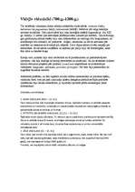 Konspekts 'Viduslaiku periodizācija', 1.