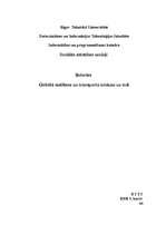 Referāts 'Globālā sasilšana un transporta ietekme uz vidi', 1.