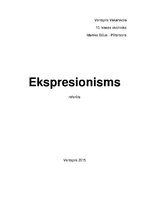 Referāts 'Ekspresionisms', 1.