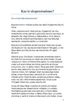 Referāts 'Ekspresionisms', 5.