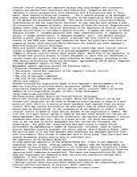 Eseja 'The Importance of Internal Control Programs', 1.