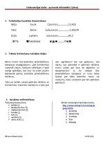 Paraugs 'Laboratorijas darbs informātikā', 1.