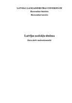 Referāts 'Latvijas nodokļu sistēma', 1.