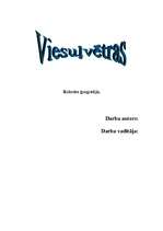 Referāts 'Viesuļvētras', 1.