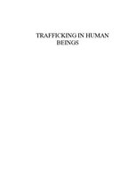 Referāts 'Trafficking in Human Beings', 1.