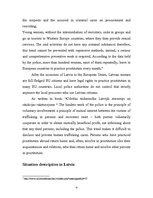 Referāts 'Trafficking in Human Beings', 4.