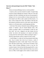 Referāts 'Trafficking in Human Beings', 9.