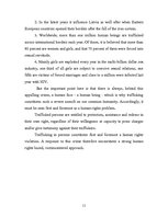 Referāts 'Trafficking in Human Beings', 11.