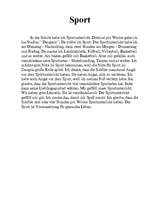 Eseja 'Sport', 1.