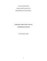 Referāts 'Laikraksta "Rīgas Avīze" (1905-1915) akadēmiskais apraksts', 1.