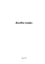 Konspekts 'Rotaļas sportā 1.-12.klasei', 1.