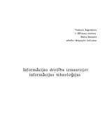 Referāts 'Informācijas drošība, izmantojot informācijas tehnoloģijas', 1.