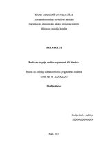 Referāts 'Bankrota iespēju analīze uzņēmumā AS "Nordeka"', 1.