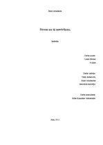 Referāts 'Stress un tā novēršana', 1.