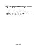 Referāts 'Kārļa Ulmaņa personība Latvijas vēsturē', 1.