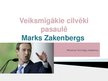 Prezentācija 'Veiksmīgs cilvēks Marks Eliots Zakerbergs', 1.