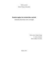 Referāts 'Kanisterapija', 1.