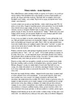 Eseja 'Mana valoda - mans lepnums', 1.