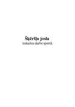 Konspekts 'Šķēršļu josla', 1.